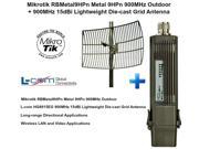 Mikrotik RBMetal9HPn Metal 9HPn 900MHz Outdoor 900MHz 15dBi Grid Antenna NLOS