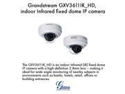 Grandstream GXV3611IR_HD indoor Infrared fixed dome IP camera int. micro SDHC