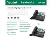 Yealink SIP T29G 2 PACK Enterprise 16 Line HD IP Phone PoE and EHS support