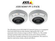 Axis M3007 PV 2 PACK 0515 001 Fixed Mini Dome Network Camera 5 MP Digital PTZ