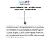 L com HG2415U PRO 15dBi Outdoor Omni Directional Antenna N Female Connector