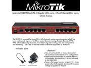 Mikrotik RB2011UiAS IN Multifunctional Router 600MHz 10 port 128MB 5xGigabit OSL5