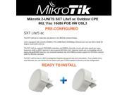 Mikrotik SXT Lite5 ac 2 UNITS READY TO INSTALL Outdoor CPE 11ac 16dBi POE OSL3