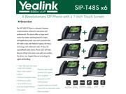 Yealink IP Phone SIP T48S 6 Pack 16 SIP accounts HD Voice PoE Support