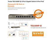 Tenda TEG1009P EI 9Port Gigabit Desktop Switch With 8Port Poe