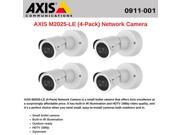 AXIS M2025 LE 4 Pack Network Camera Outdoor Ready Camera with Built in IR
