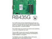 Mikrotik RB435G RouterBOARD 680MHz 2 USB 5 mini PCI slots 3 port Gigabit 256MB