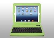 Bluetooth Folio Case with Built In Keyboard for iPad 2 3 4 Green Refurbished