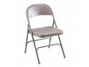 Folding Chairs Steel Seat 19 3 8 x18 1 4 x29 5 8 4 CT BG
