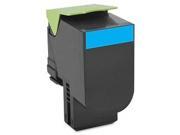 70C10C0 Toner (LEX-701C) 1000 Page-Yield Cyan 70C10C0 Toner (LEX-701C) 1000 Page-Yield Cyan