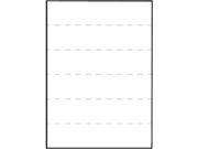 Tabbies TAB59531 Transcription Label Ruled 6 Sheet 8 .50in.x2in. White