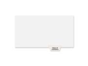 Divider Table of Contents 8 1 2 x11 25 PK White