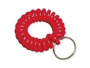 Wrist Coil Key Chain Translucent Assorted