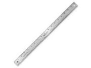 Acme United 10417 Westcott Stainless Steel Ruler 18 Length 1 Width 1 16 1 32 Graduations 1 Each