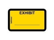 Tabbies Tabbies Color coded Exhibit Labels 1.62 Width x 1 Length 252 Pack Yellow