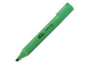 Desk Highlighter Chisel Tip 12 PK Fluorescent Green