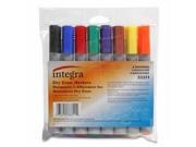 Dry Erase Marker Large Barrel Chisel Tip 8 Color ST AST