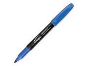 Permanent Marker Fine Point Fade Water Resistant Blue