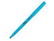 Pen Style Highlighter Chisel Tip 12 PK Fluorescent Blue