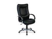 Exec. High Back Chair 26 1 2x28 1 4x44 1 2 48 BK Leather