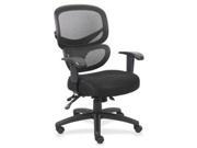 Mesh Back Executive Chair Fabric Seat 27 x27 x40 1 2 BK