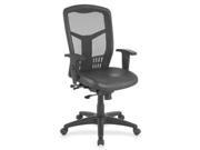 Executive Chair Side Synchr 28 x28 x45 Black Leather