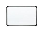 Dry Erase Board w Accessory Tray 66 x42 Charcoal Frame