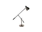 Full Spectrum Cantilever Post Desk Lamp 26 High Brushed Steel