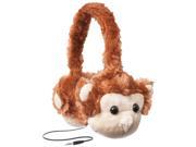 ReTrak Retractable Animalz Monkey Headphones