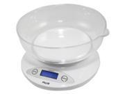 Digital Kitchen Bowl Scale Wht