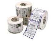 Zebra 10011701 Label Polyester 2.75 Width x 1.25 Length 4 Roll 4270 Roll 3 Core Acrylic Polyester Thermal Transfer White