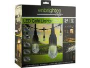 Enbrighten Café LED Lights 24 ft 12 Bulbs 31662