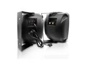 Waterproof Bluetooth 5.25 Indoor Outdoor Speaker System 600 Watt Black