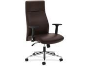 Vl108 Executive High Back Chair Brown Leather