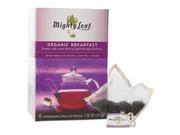 Whole Leaf Tea Pouches Organic Breakfast Blend 15 Box 40003