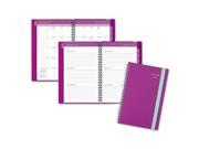 AT A GLANCE 89520059 Color Play Weekly Monthly Planner 4 7 8 X 8 Purple Teal 2017