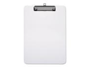 General Supply 40310 Plastic Clipboard With Low Profile Clip 1 2 Inch Capacity Holds 8 1 2 X 11 Clear