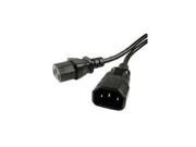 Monitor Power Supply Connector Male to Fem CORD BLACK 12FT