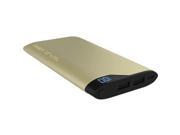 Cygnett 6000 mAh 2 Ports 2.1 A Charge Up Polymer Digital Portable Charger Gold