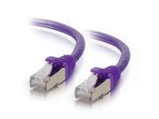 C2G 35FT CAT6 SNAGLESS SHIELDED STP NETWORK PATCH CABLE PURPLE