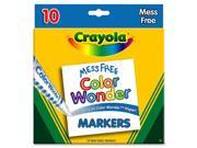 Color Wonder Markers Nontoxic Mess Free 10 BX Sold as 1 Box