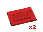 2 X HTC EVO 4G Standard Battery [OEM]RHOD160 35H00123 A Red