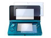 2in1 Clear LCD Screen Protector Cover for Nintendo 3DS