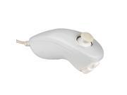 eForCity Silicone Skin Case Cover Compatible with Nintendo Wii Nunchuk White