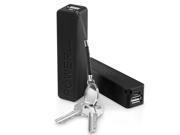 eForCity Portable USB Power Bank with Cable and Keychain For Apple iPhone 6 Black
