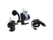 eForCity Car Mount Holder Charger Compatible With HTC Sprint Mogul 6800