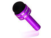 eForCity 3.5 mm Headset Dust Cap with Mini Stylus For Apple iPhone 6 Purple