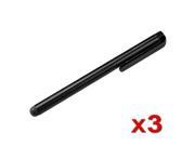 eForCity 3x Black Screen Stylus Pen Compatible with Nexus 5X 5P Samsung? Galaxy S III S 3 i9300 N7100 Note 2 S4 i9500