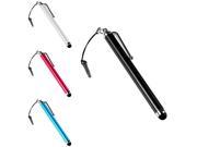 eForCity 4x Stylus Pen Dust Cap B W Blue Red Compatible with Samsung Galaxy S III S3 S2 S4 i9500 S4 i9500