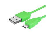 eForCity Micro USB [2 in 1] Cable 10FT Green Compatible With Samsung Galaxy Tab 4 7.0 8.0 10.1